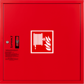 Hydrant wewnętrzny wnękowy z wężem płaskoskładanym 52/20m zwijadło